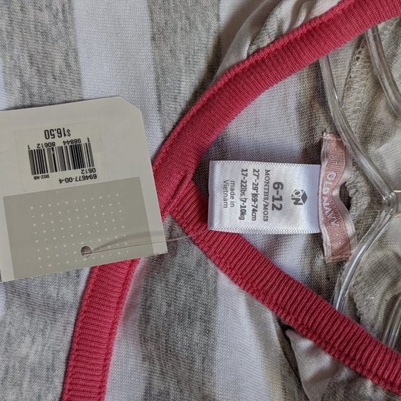 [KIDS 2/$30] NWT Baby Girl (6-12M) - OLD NAVY 2pcs. Hooded Bubble Dress Set - Picture 5 of 6